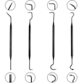 Miniatyrbilde 4 av 5: Nylon Wire Brush Set Hakerensendebørste Sett Mini Nylon Wire Børster Messing Rustfritt Stål Wire Brush Liten Wire Brush Plast Håndtak Rengjøringsmiddel (7 Deler
