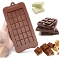 Miniatyrbilde 3 av 5: Bryte opp sjokolade, 4 stykker, mattrygg, non-stick belegg, energibarer og proteinformer