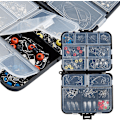 Miniatyrbild 5 av 5: 160-dels Fisketackeltillbehörssats, Tacklebox med Krokar, Pärlor, Swivels, Pluggar, Kopplingar