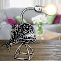 Miniatyrbilde 5 av 5: Kreativ Fiske Lampe, Fiskefisk Lampe Kunstlampe, Retro Jern Jern Hai Lampe, Usb Led Nattelys Fiske Lampe, L Lampe