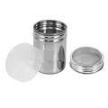 Miniatyrbillede 2 af 4: 2x Rustfrit Stål Chokolade Shaker Glasur Mel Kakao Sukker Cappuccino Sigte + Låg