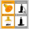 Miniatyrbillede 3 af 5: 100W Varmepære, Terrarium Infrarød Varme Keramisk Pære Til Reptiler/Øgle/Kylling/Slange/Hamster/Skildpadde/Fugle