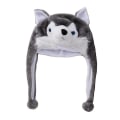 Miniatyrbilde 1 av 3: Hatter for barn, tegneseriekostyme, myk huskyhatt, morsom dyrehatt, barnekostymehatt, dyrehatt for barn