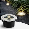Pikkukuva 4 / 5: Matala jännitteinen LED-maisemavalot vedenpitävät IP67 3W 12V polkuvalot spotit ulkokäyttöön puiden lippuihin puutarhaan pihalle puuhun (lämmin valkoinen 4)