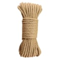 Miniatyrbillede 1 af 2: Robust Tøjstativ Jute Snore Rul Sisal Stof Snore Katteskrabe Pæl Katteskrabe Snore Brown 2500x0.5cm
