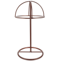 Miniatyrbilde 1 av 2: Hattstativ Hodet Display Stativ Jern Hattstativ Hatt Display Holder Butikk Parykk Display Stativ Red 30x16x16cm