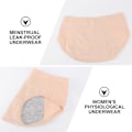 Miniatyrbild 4 av 4: Fysiologiska Byxor för Kvinnor, Läckagesäkra, Menstruationsunderkläder, Periodtrosor, Bomull, Hälsa, Sömlösa Yellow L