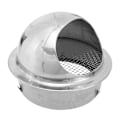 Miniatyrbillede 2 af 2: Vægudsugningsventildæksel i rustfrit stål, udsugningsdæksel til emhætte, udsugningsrør til emhætte, luftventilgitter Silver 20x20cm