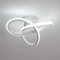 Miniatyrbilde 1 av 5: LED Taklampe, 12W Akryl Taklampe, Dimbar Taklampe 3000K/4000K/6000K For Soverom Kjøkken Diagnist Soverom 24cm
