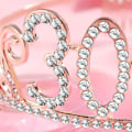 Miniatyrbillede 3 af 4: 30 års Jubilæums Tiara med Rhinestone Krystal Kam (Rosenguld)