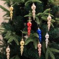 Miniatyrbilde 4 av 4: 6 i en boks 4 in.10cm  Juletrær Grønnstreng Plast Festival Ball Plating Dekorasjon Julepynt