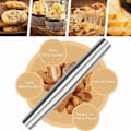 Miniatyrbillede 5 af 5: Rullekæde, 33cm Non-Stick Rustfrit Stål Rullekæde Robust og Glat Rullekæde, til at Rulle Pizzadej, Muffin