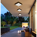 Miniatyrbillede 2 af 5: Vandafvisende LED Loftlampe, LED Loftlampe IP65 til Stue, Badeværelse, Kontor, Udendørs Veranda og Mere (18w + Hvidt Lys E)