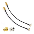 Miniatyrbilde 1 av 5: Kabelpigtail SMA Hunn til TS9 90 Grader Ekstern Antenneadapterkabel for MiFi Router USB Modem & MiFi Hotspot Dongle