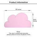 Miniatyrbilde 2 av 5: Hunde- og katteunderlag, Matte for å forhindre mat- og vannsøl, egnet for mellomstore og små kjæledyr, silikonrosa Pink