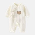 Miniatyrbild 3 av 5: RYI Bodysuit för pojkar och flickor ny vinter bomull babykläder 0-6m Blå nyfödd