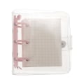 Miniatyrbillede 1 af 2: Rejse Notesbog Wirebound Notesbog Notesbogpapir Lomme Notesbog Graf Notesbog Dagbog Notesbog Pink 10.5X9X2.5CM Pink 10.5X9X2.5CM