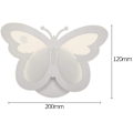 Miniatyrbillede 3 af 5: Væglampe Butterfly Form Væglampe Butterfly Lampe Led Lys Stue Gang Sengelampe Hjem Decor Natlys