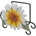 Miniatyrbillede 2 af 2: Serviet Holder Farmhouse Vævs Holder Cocktail Serviet Dispenser Rustik Serviet Papir Stativ Daisy stil 1 Daisy style 15X6.5X11CM