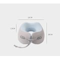 Miniatyrbild 5 av 5: Memory Foam Resekudde Långsam Återhämtning U-formad Nackkudde*ryy Light Grey