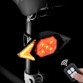 Miniatyrbillede 1 af 5: Baglygte til cykel med fjernbetjening, strobe lys