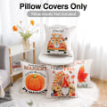 Miniatyrbilde 3 av 5: Putetrekksett med 4 stk, 40 x 40 cm, Love Home Bomulls- og Lin-dekorative Putetrekk til Seng, Bil, Hjem, Stue, Soverom, Sofa, Soverom, Hage