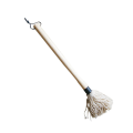 Miniatyrbilde 2 av 3: Basting Grillkost Mop med Bomullsfiberhode, Langt Hardvedshåndtak, Oppvaskmop for Steking, Grilling, Påføring av Bar