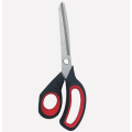 Miniatyrbillede 1 af 3: 2 Pak Titanium Non-stick Saks, Professionel Rustfrit Stål Komfort Blødt Greb, All-purpose, Straight Kontor Håndværk Saks Til Diy(rød/sort