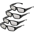 Pikkukuva 1 / 5: 4 kpl 3D-lasit Unisex Passiiviset Polarisoidut 3D-lasit LG:lle, Son DXGHC_ryy