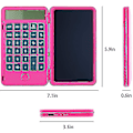 Miniatyrbillede 2 af 5: Grundlæggende lommeregner notesblok med 6,5 tommer LCD skrivetablet, genopladelig, lås knap E-pen, 12 cifre display, også blækfri tegning/memo blokke/planlægning