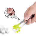 Miniatyrbillede 4 af 5: Mini Tang, Håndformet Silikone Sukker Tang Is Tang Mad Tang, Rustfrit Stål Små Serveringstænger, Til Supermarked Slik Candy Kaffe Isspand B