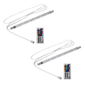 Miniatyrbilde 1 av 4: 12V Fjernstyrt LED Lyslist 30cm 44 Taster