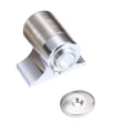 Miniatyrbilde 5 av 5: Magnetisk dørstopper, dørstopper i rustfritt stål for hjemmekontor (børstet stål)