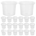 Miniatyrbilde 1 av 3: 1000 stk Blekkkopp Fargekopp Pigmentbeholder Med Base Plast Blekkkopp Forbruksvarer Sett Størrelse S(hvit)Hvit2X1.5cm White 2X1.5cm