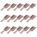 Miniatyrbilde 1 av 4: 20 stk Små Saltskovler Flat Handtak Scoop Beech Teskje Melkepulver Scoops 15 stk 2.8 * 8 cm 15pcs 2.8*8cm