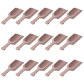 Miniatyrbillede 1 af 4: 20 stk Små Saltskovle Flad Håndtag Ske Beech Teske Mælkepulver Skovle 15 stk 2.8 * 8 cm 15pcs 2.8*8cm