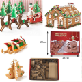 Miniatyrbilde 4 av 4: 3D Julekakeformer, 18 Stykker Rustfritt Stål Kakeformer, 3D Julekakeformer, DIY Multifunksjonell Rustfri Kakeform