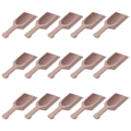 Miniatyrbilde 2 av 4: 20 stk Små Saltskovler Flat Handtak Scoop Beech Teskje Melkepulver Scoops 15 stk 2.8 * 8 cm 15pcs 2.8*8cm