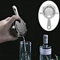 Miniatyrbillede 5 af 5: Cocktail Si af rustfrit stål Mixer Værktøj Fire Hjørne Isseparator