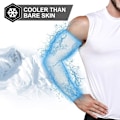 Miniatyrbillede 2 af 4: 2 Par Solbeskyttende Kølende Armsleeves Til Mænd Og Kvinder, Upf 50 Armdække Sort Hvid Black  White