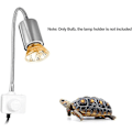 Miniatyrbillede 4 af 5: 25W Varmelampe UVA UVB Opvarmningslampe Opvarmnings pære, Til Reptiler Øgle Skildpadde Akvarium (pære*3)