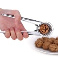 Miniatyrbillede 5 af 5: Hurtig nøddeknuser - Pecan, Valnødder, Hasselnøddeknuser Aluminium Legering Skaller Nødåbner Køkken Tang Med Skridsikker Håndtag