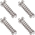 Miniatyrbillede 1 af 5: Sejl Skygge Tilbehør Teltet Heavy Duty Rope Spring Trampolin 4 Stykker Metal Tilbehør Fjedre Til Udendørs Camping Vandreture Rejse Picnic Strand Teltet A