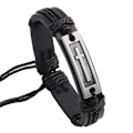 Miniatyrbild 1 av 4: Läderarmband med kors för män: Bekräftelsepresenter till tonårspojkar