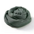 Miniatyrbillede 1 af 5: Bomuld Linned Sjal Bredt Linned Wrap Kappe Almindeligt Sjal Hærgrøn Army green