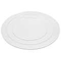 Miniatyrbillede 2 af 3: 3 stk Bakey Cakey Runde Akrylpaneler Klar Akrylplade Kagebundskiver Akryl Kageplader 25X25X0.2CM 25X25X0.2CM