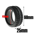 Miniatyrbilde 5 av 5: 4 stk Metallfelger Gummi Dekk Kompatibel Med 1/10 RC Vei Drift Touring Bil Sakura Traxxas Hpi Redcat, 5