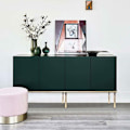 Miniatyrbillede 4 af 4: 4 stk justerbare møbelben 25 cm moderne sofa fødder guld seng_RY