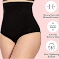 Miniatyrbillede 4 af 5: 2 stk. Shapewear til kvinder, mavekontrol, højtaljede trusser, plus size