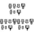 Miniatyrbild 1 av 2: 3 Set / 7 st Airbrush-adapter Snabbkoppling/Avkoppling Koppling för Airbrush-slang 3 Set 2X1.1cm 3 Sets 2X1.1cm